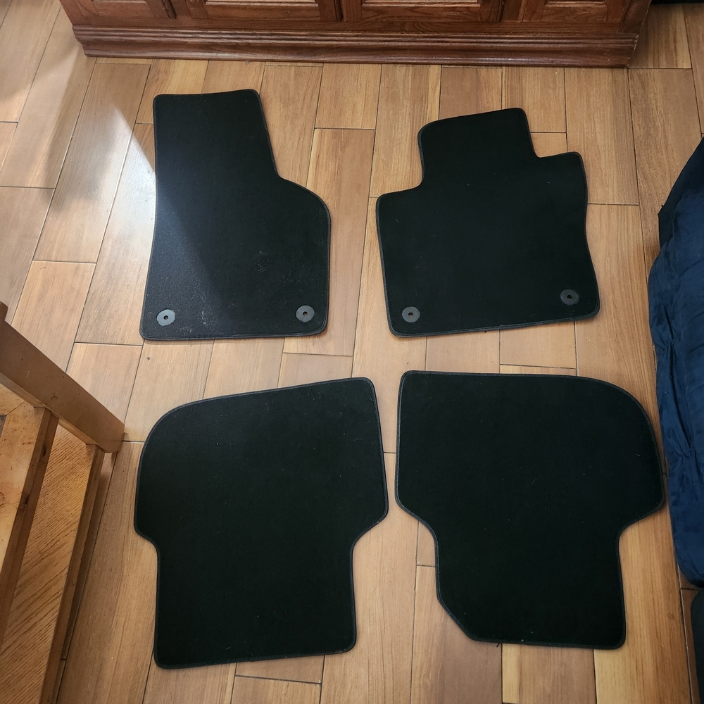Set of Black Car Floor Mats